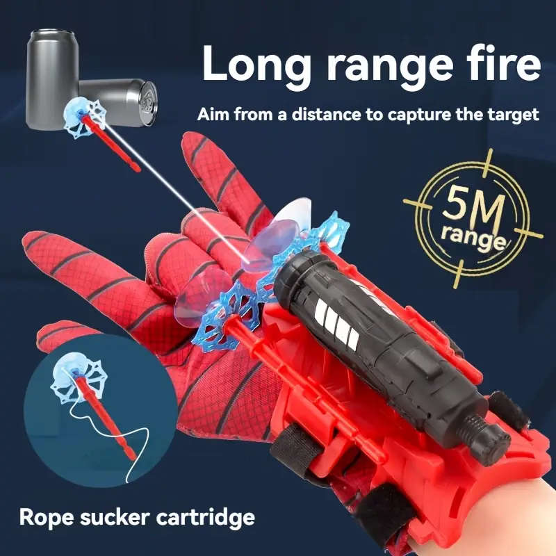 Spider Web Shooting Launcher Glove Set Children's toys
