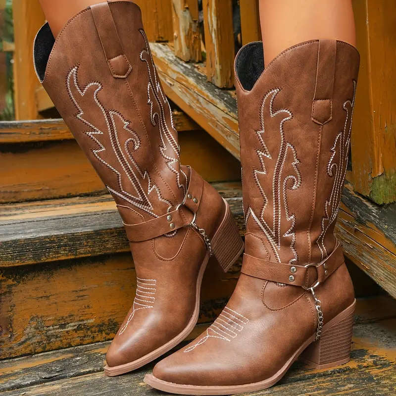 Women's Cowboy Boots with heel