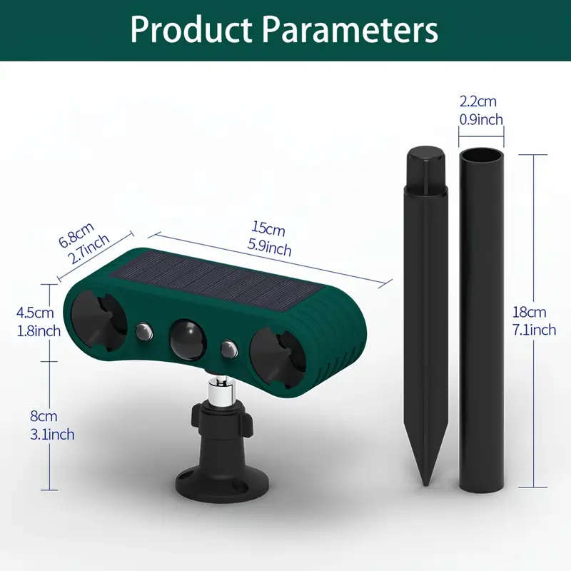 Solar Powered Motion Sensor Alarm