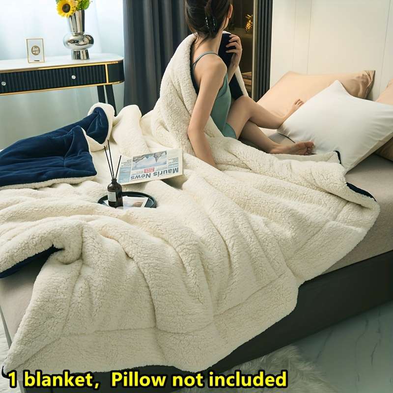 1ps Blanket Color Light Purple size 180x200cm