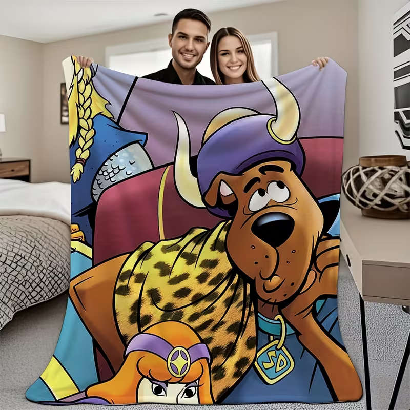 1 Scooby-Doo Plush Blanket 125*150CM