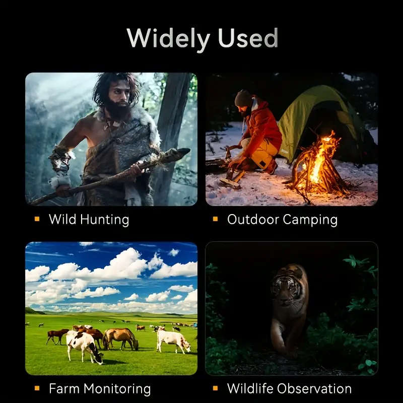 INSKAM Infrared Night Vision Scope 10X Magnification, 800m range, HD 1080P Digital Monocular