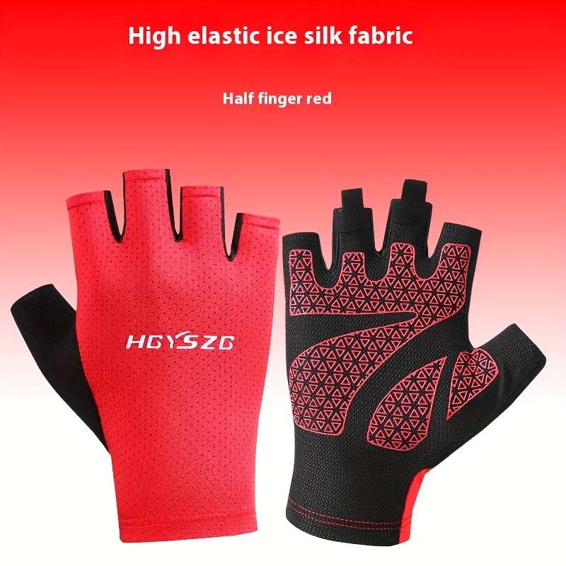 1 Pair Pink Size M Outdoor Sports Gloves
