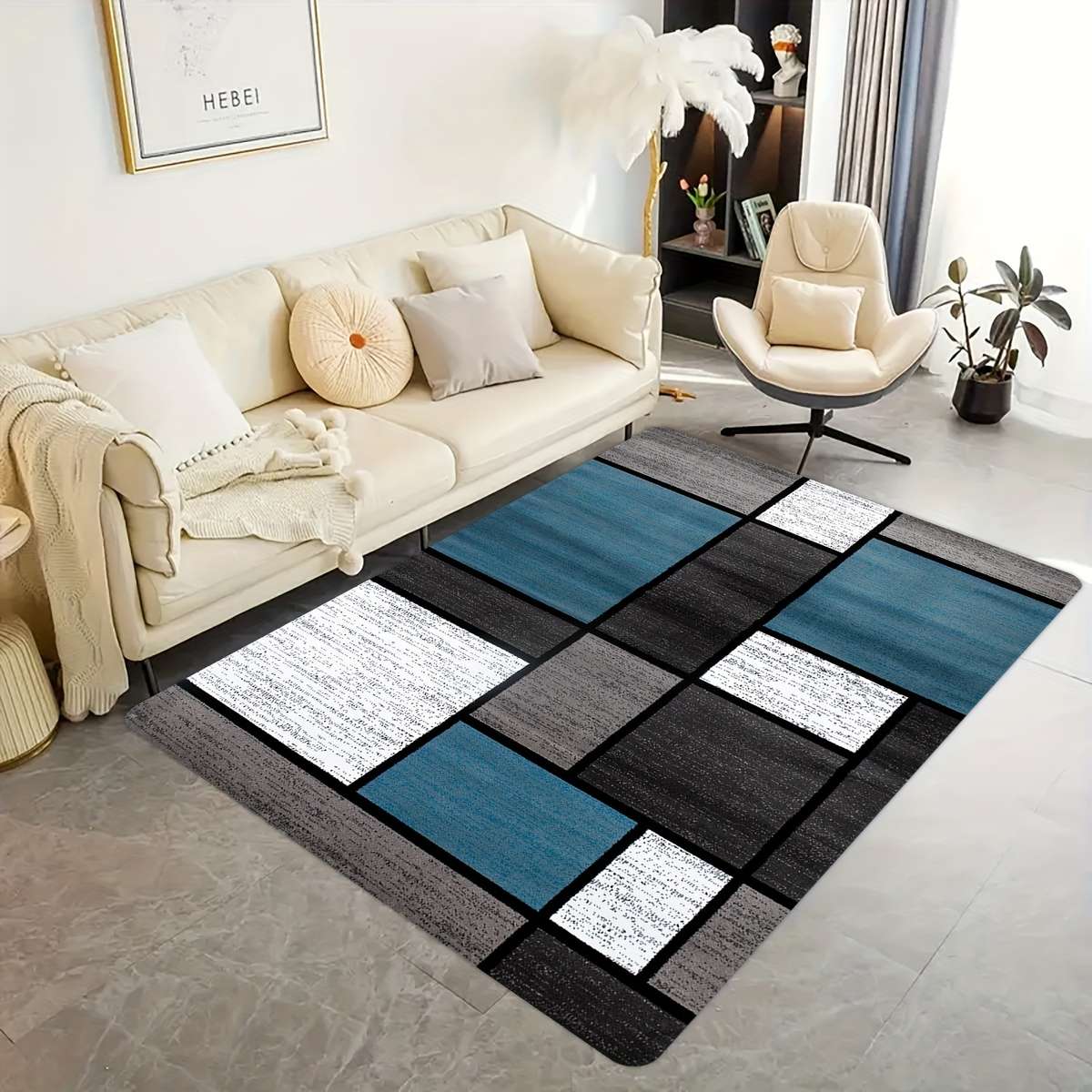 1Pc Polychrome 40x60 Floor Mat