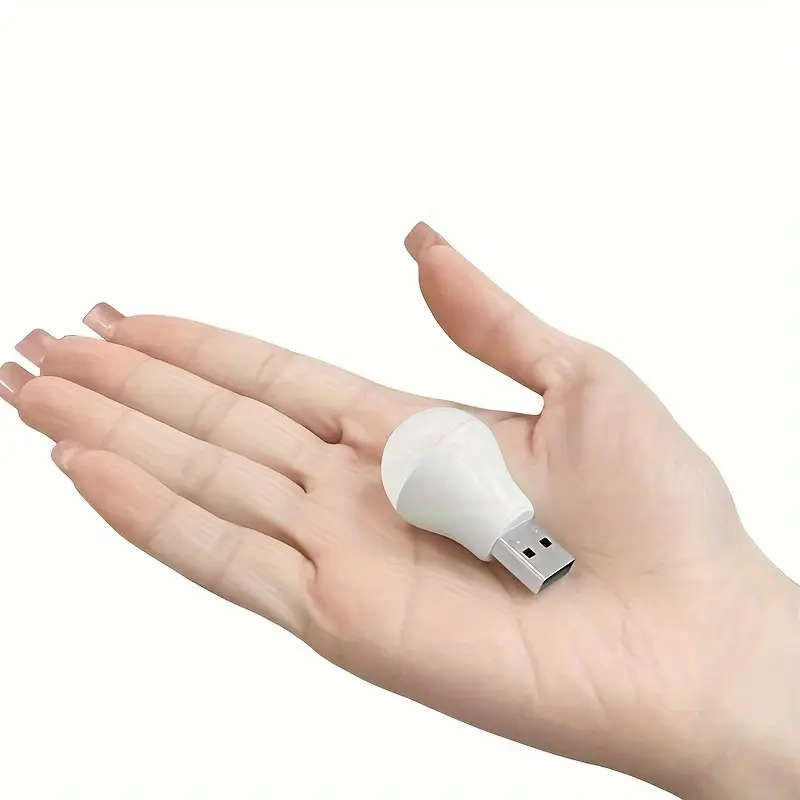1pc Smart Mini USB Night Light Warm White Eye Light Reading Light Can Be Used In Bedroom Kitchen