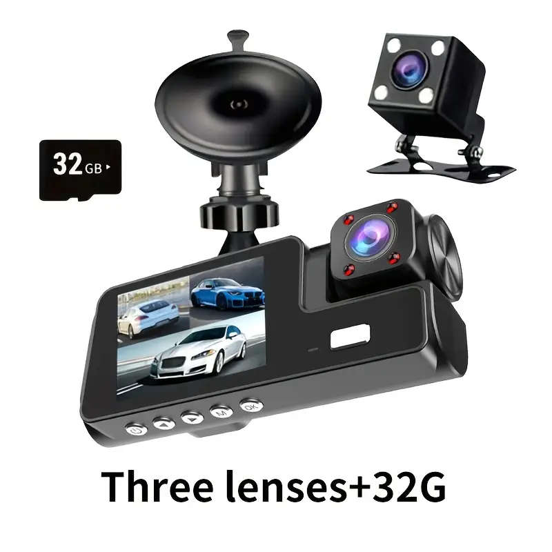 3 Channel DVR Dashcam Device