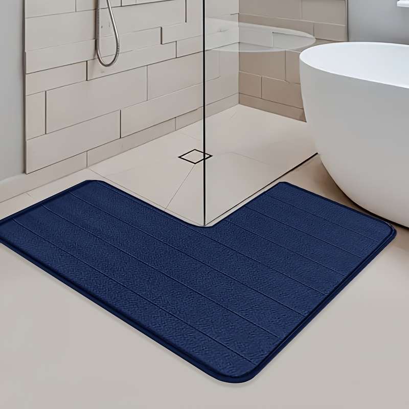 1Pc Grey 80x80cm 31.49x31.49inch Floor Mat