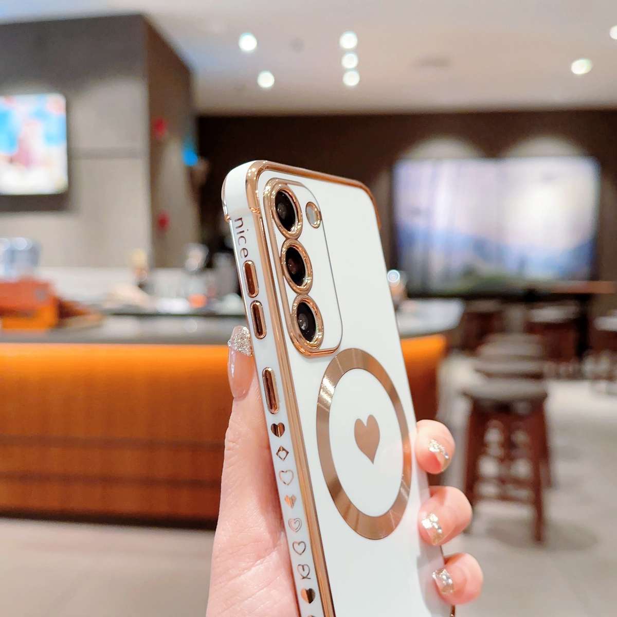 1pc Black For Samsung Galaxy S22 5G Phone Cases