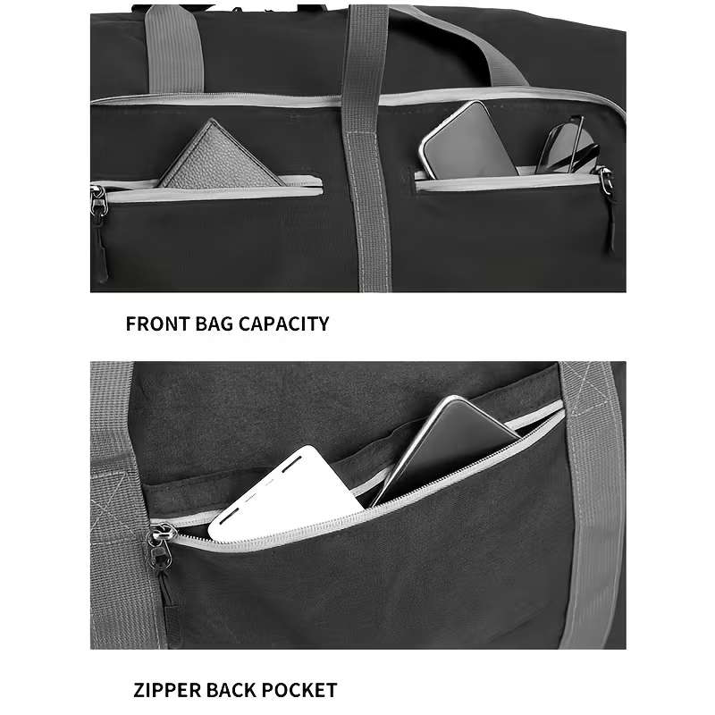 Large Capacity Portable Foldable Travel Tote Bag