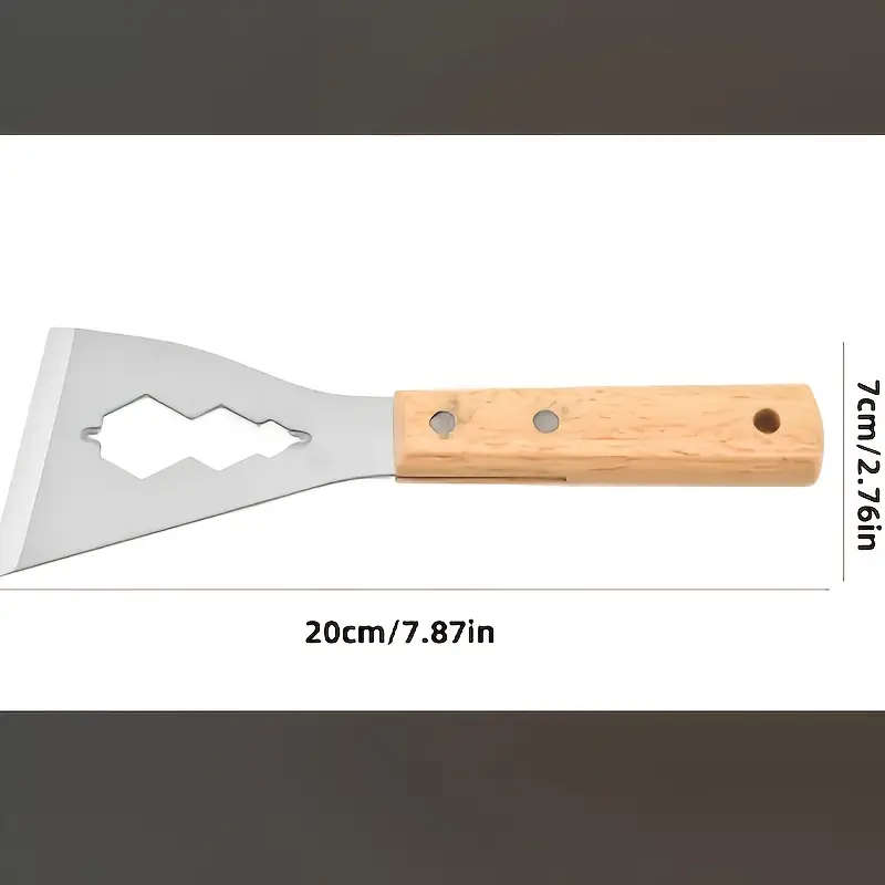 1pc Multi-Purpose Metal Shovel Knife with Wooden Handle Durable Hand Tool for Living Room Outdoor Ga