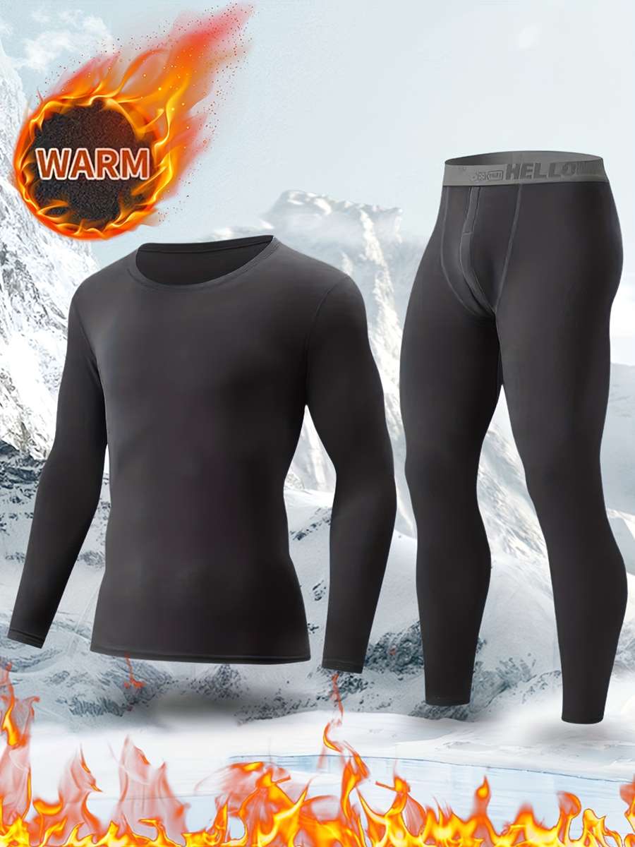Thermal Underwear Color Light Grey Sizes
