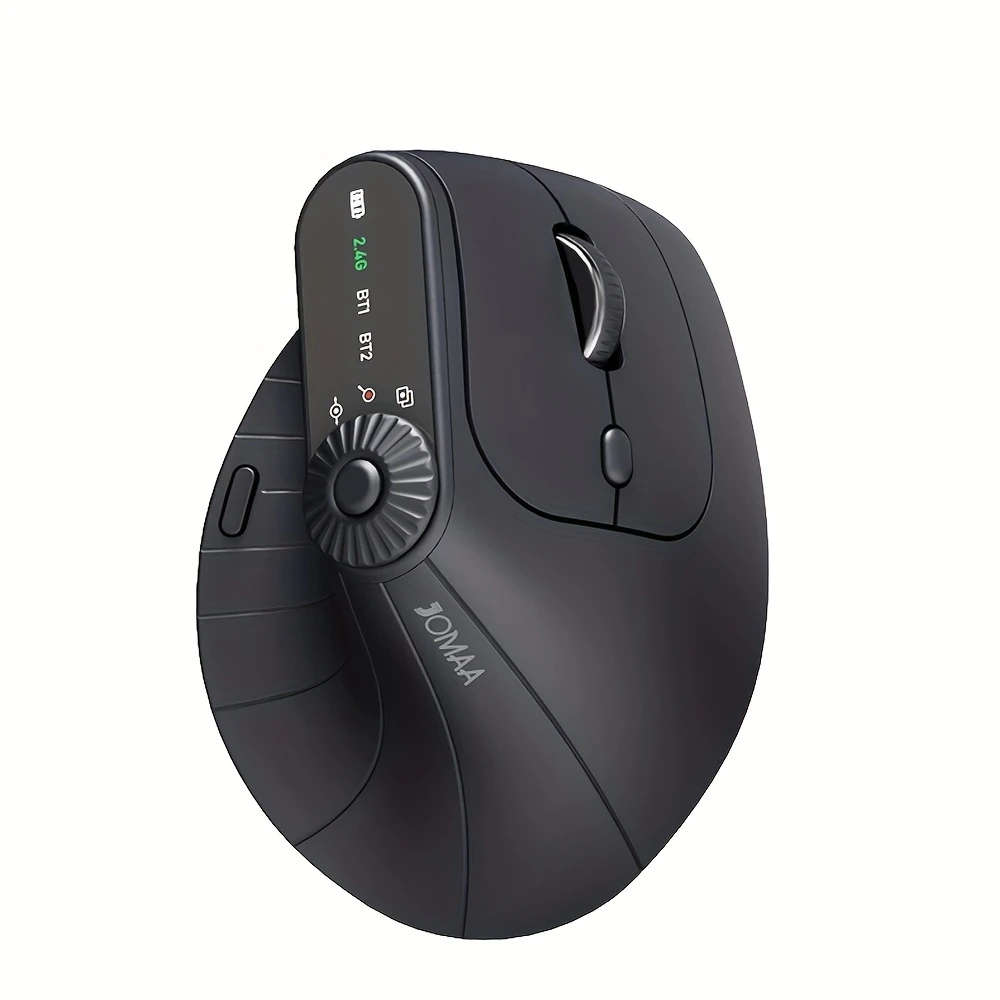 Vertical Gaming Mouse With Function Adjustment Knob