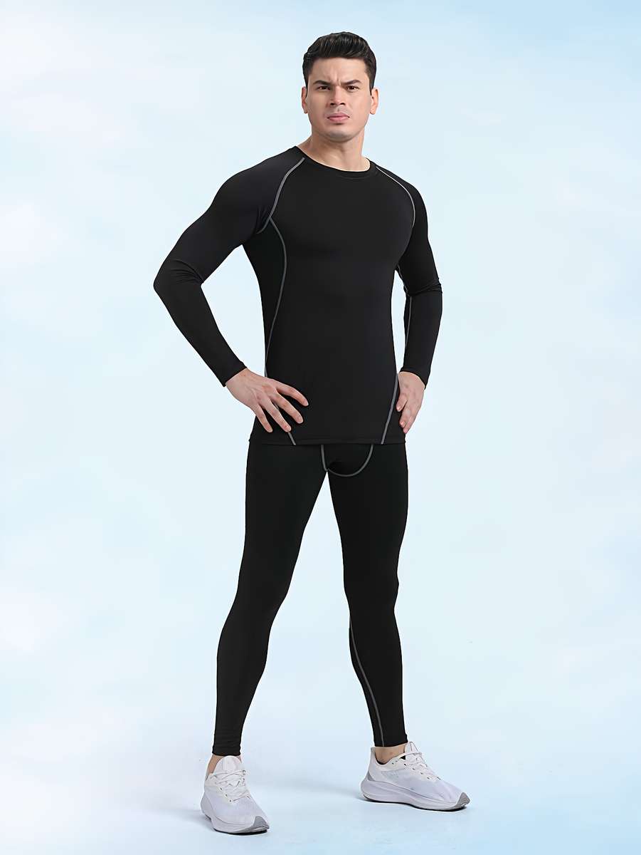 Thermal Underwear Color Black Sizexxl