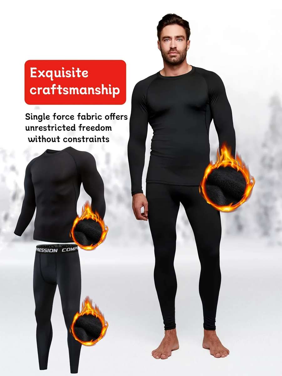 Thermal Underwear Color Black  Black Line C Pants Sizes