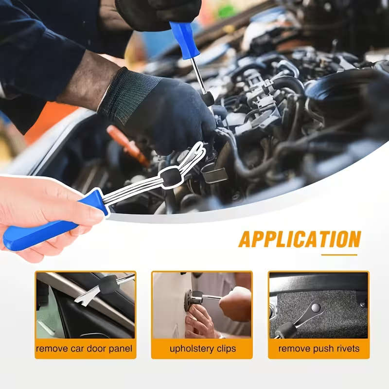 130pcs Car Retainer Clips And Fastener Remover Kit
