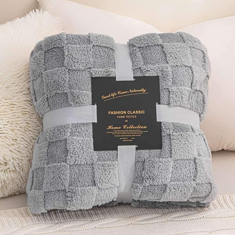 1ps Blanket Color Grey size 100x150cm