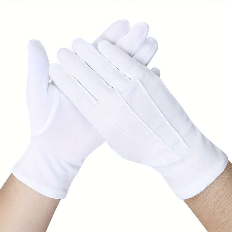 3 Pairs In white Household Cleaning Gloves