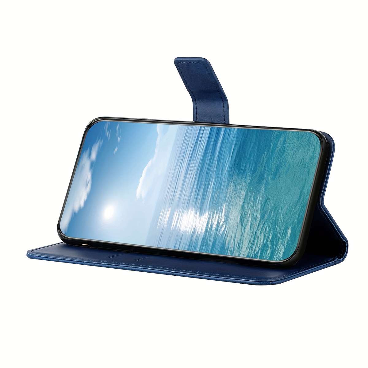 1pc Navy Blue For Samsung Galaxy A06 Phone Cases