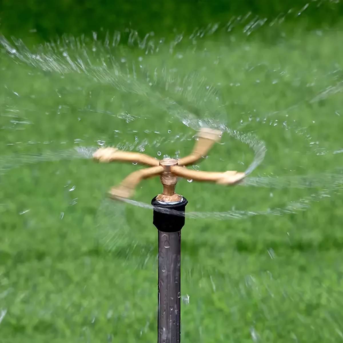 4 Heads Rotating Brass Swirl Nozzle