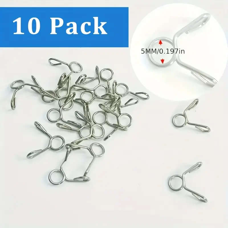 10 Stainless Steel Aquarium Oxygen Hose Clamps