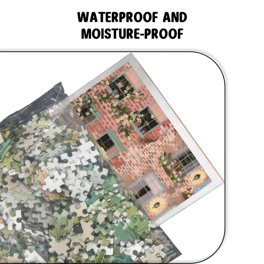 1000pcs Charming Street Scene Jigsaw Puzzle Vibrant Spring Colors Educational Th