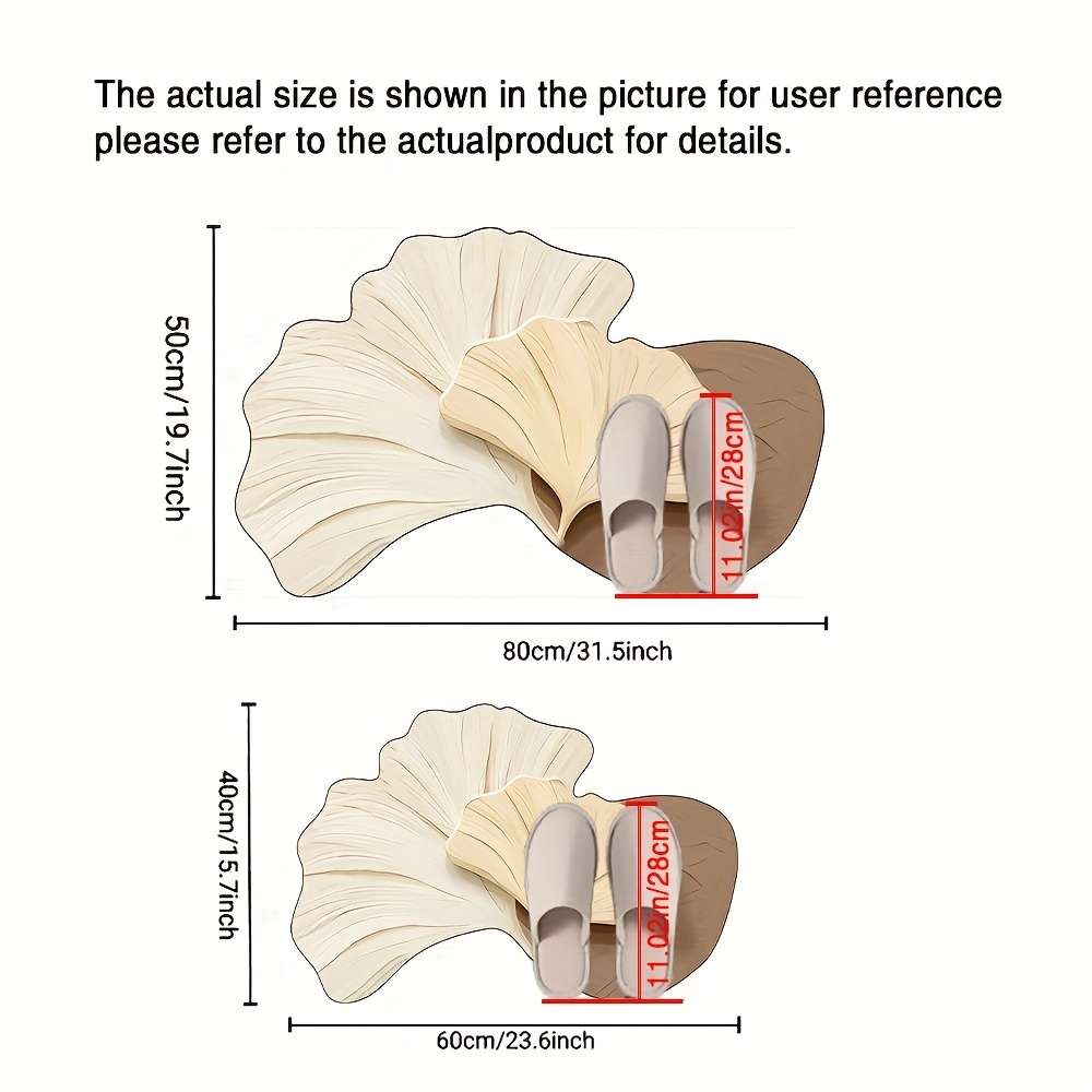1Pc 50x80cm 19.7x31.5inch Floor Mat