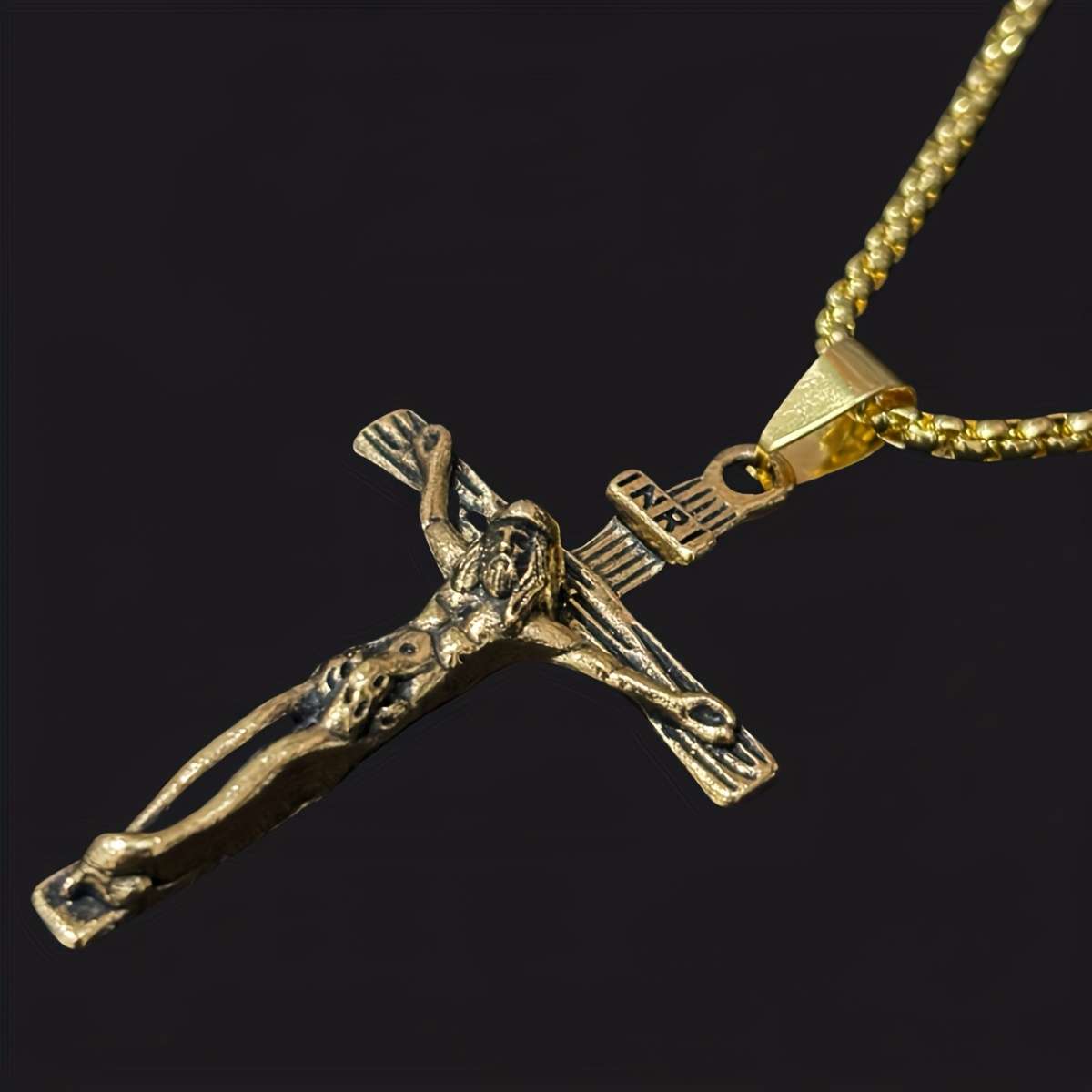 1 Piece Silvery Jesus Theme Pendant