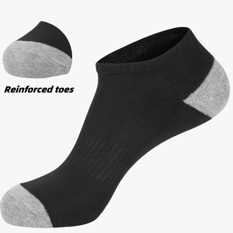 10 Pairs Of Gray One Size High Elastic Socks