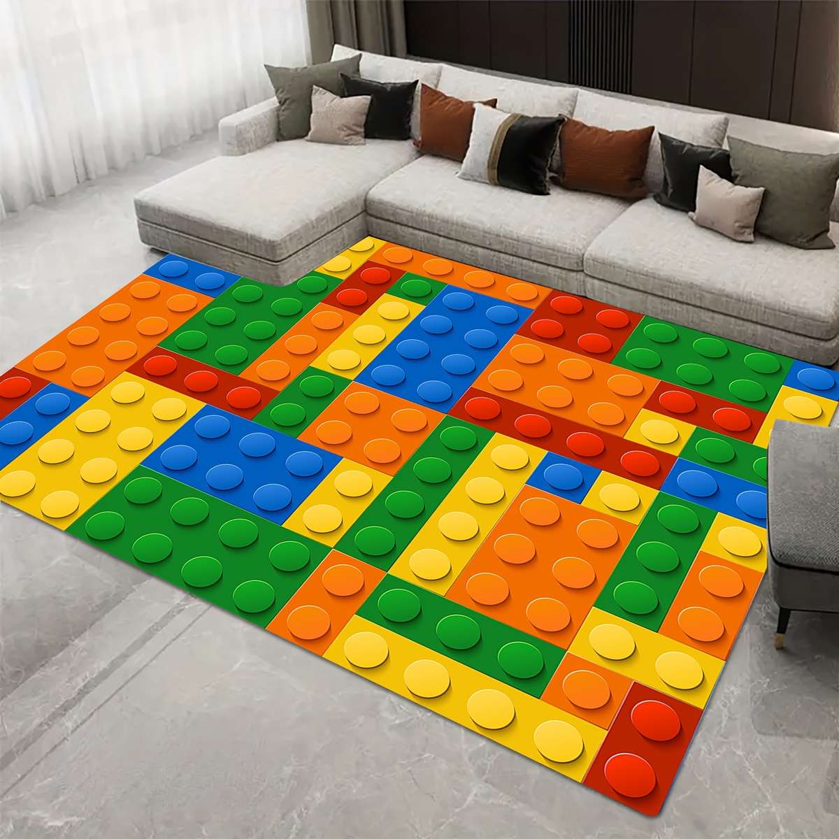 Polychrome 120cmx160cm 47.24x62.3inch Floor Mat