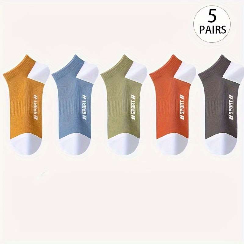 5 Pairs Mixed Color One Size High Elastic Socks