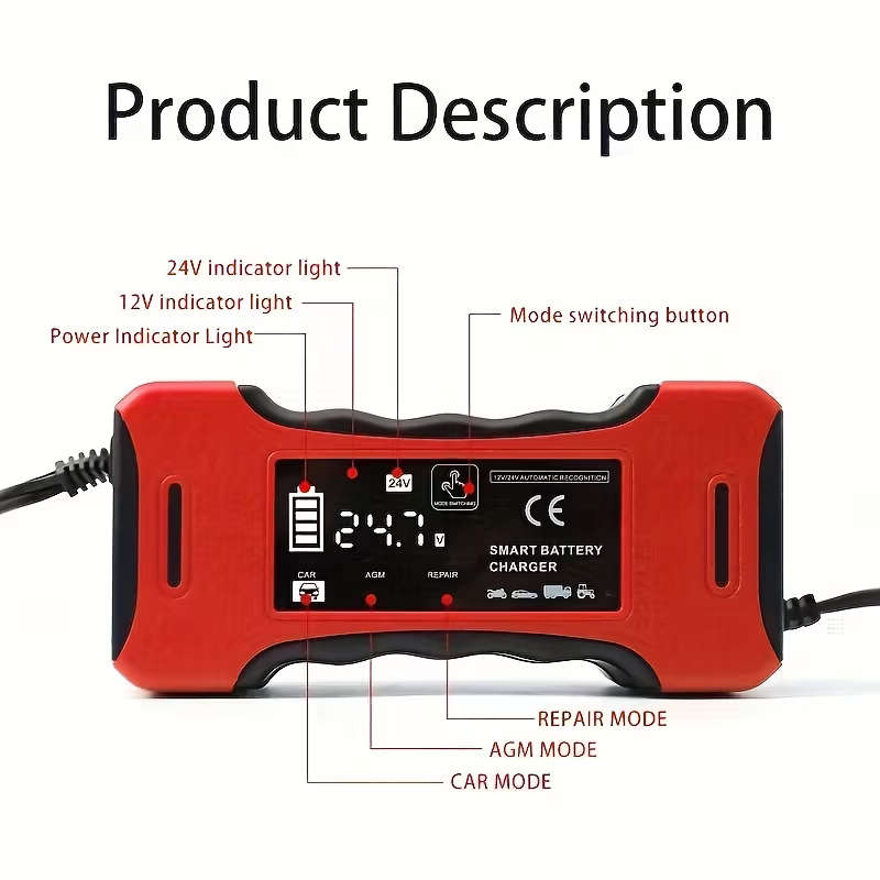 24V/12V High-Power Car Charger
