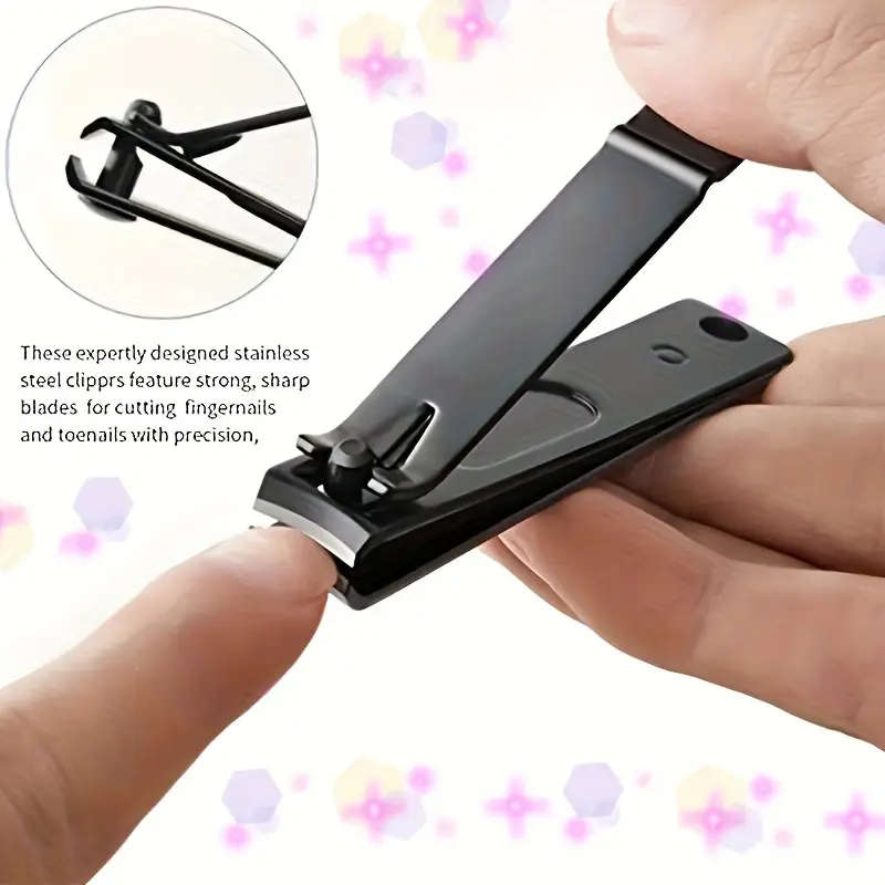 3pcs Stainless Steel Manicure Pedicure Set Sharp Nail Clippers and Dead Skin Scissors