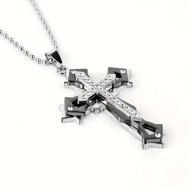 1 Exquisite Amulet Cross Pendant Necklace