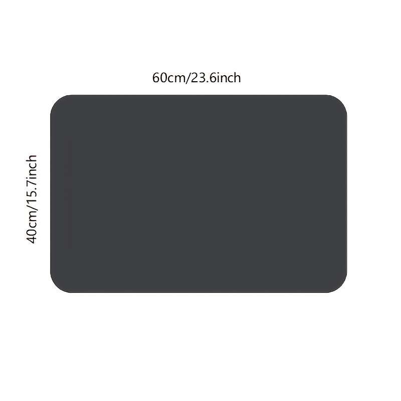 1Pc Dark Gray 40x60cm Floor Mat