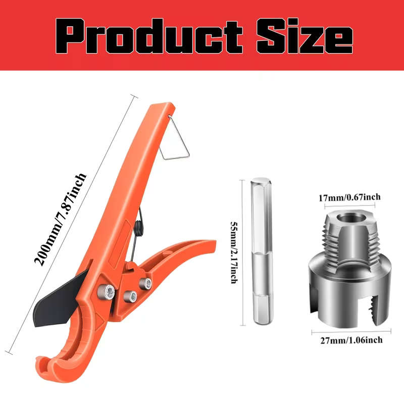 3pcs Pipe Cutter and Water Pipe Thread Repair Tool Set