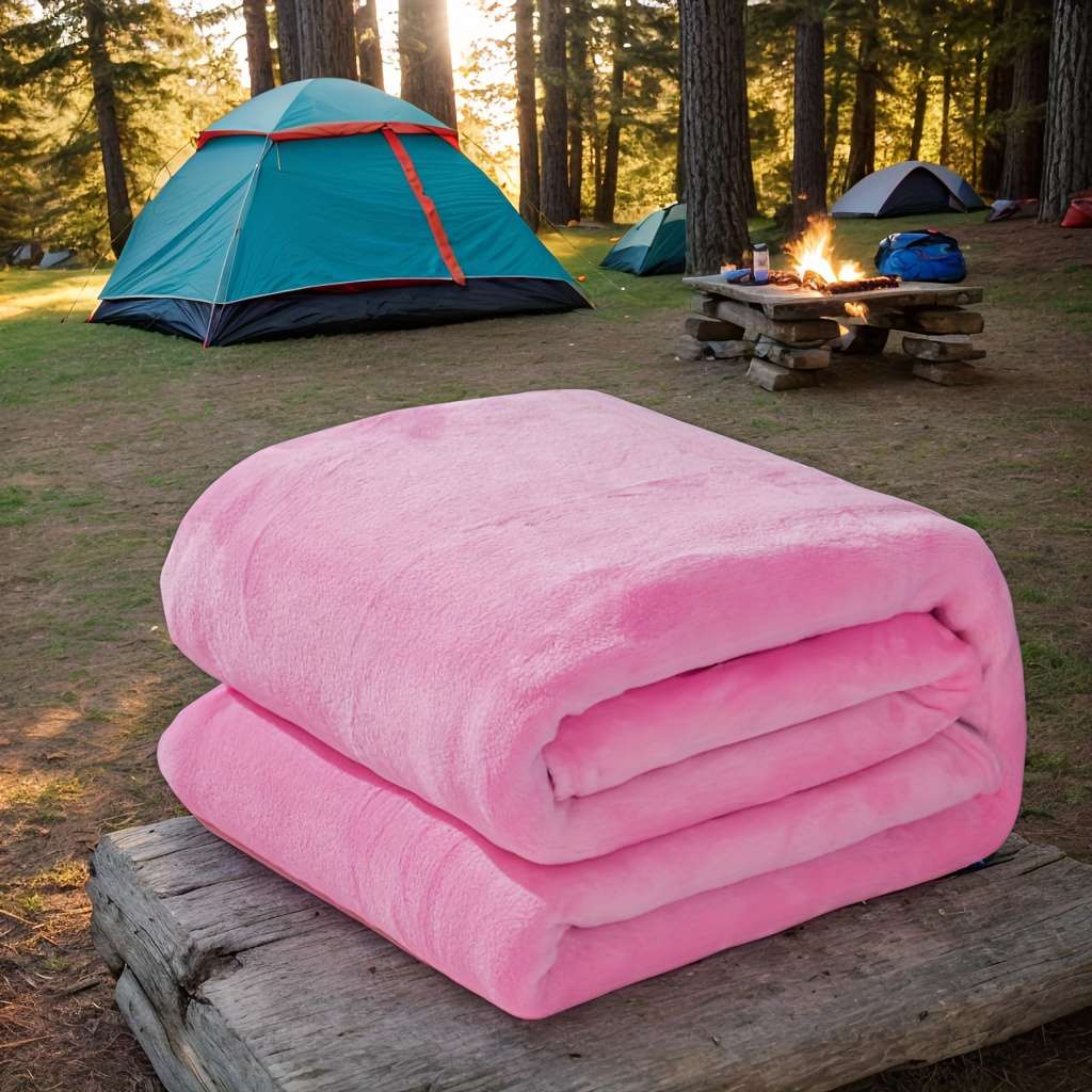 1ps Blanket Color Bright Green size 180x200cm 71x79in