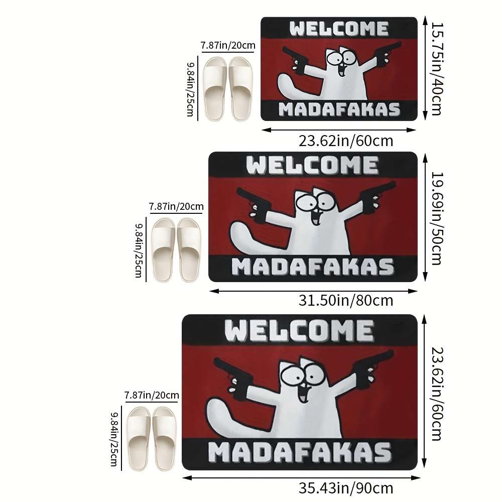 40cm 15.74x60cm 23.62inch Floor Mat