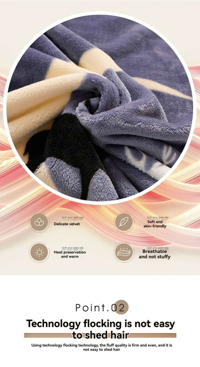 Blanket Color Puppy size 150x200cm