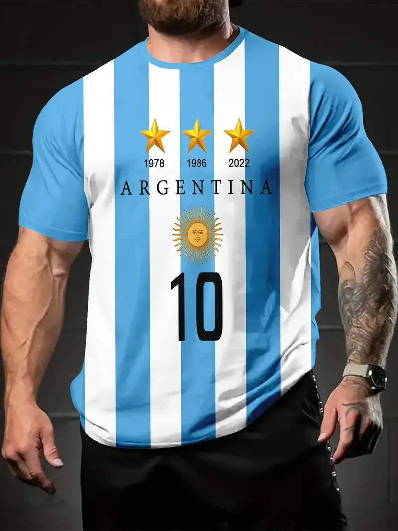 Men's T-Shirt Short Sleeve, Crew Neck