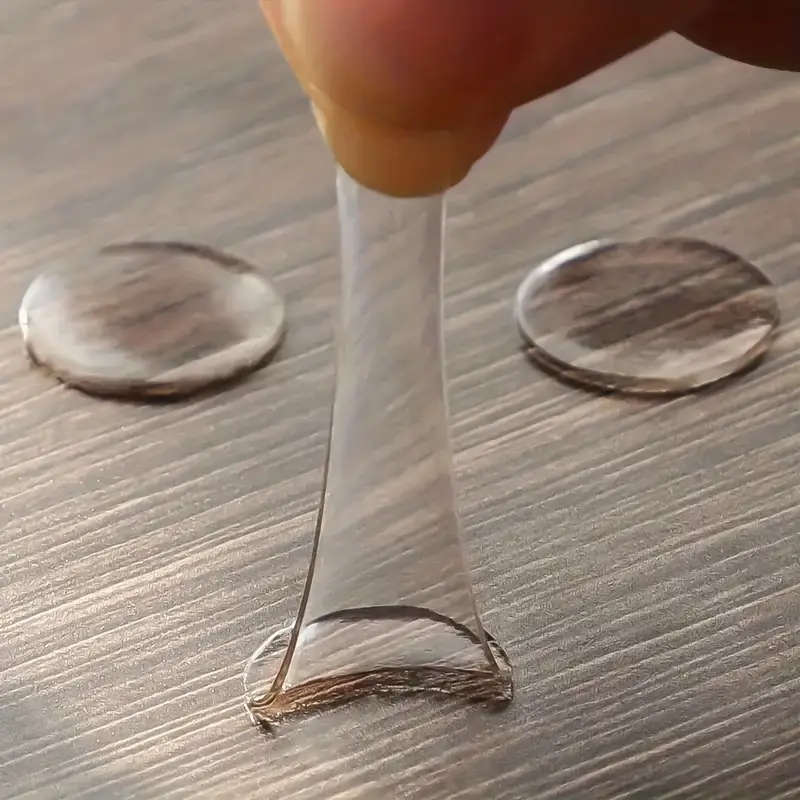 Round Transparent Dot Adhesive