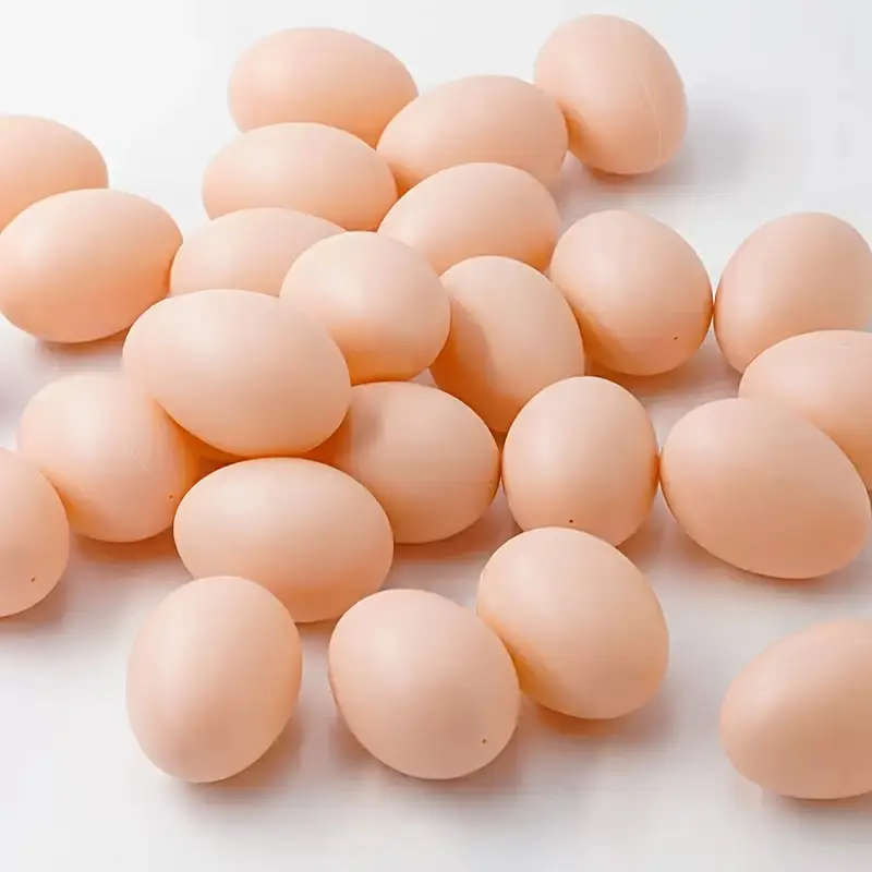 8 Artificial Brown Eggs