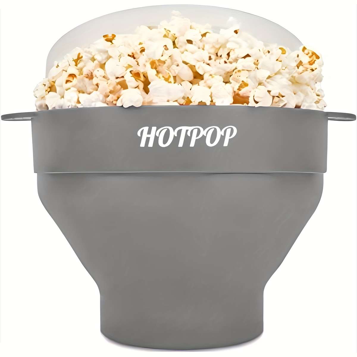 1set Microwave Popcorn Maker Popcorn Maker Foldable Bowl BPA Free and Dishwasher Safe 10 Colo