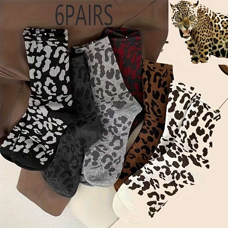 6 PairsMulticolor  High Elastic Socks