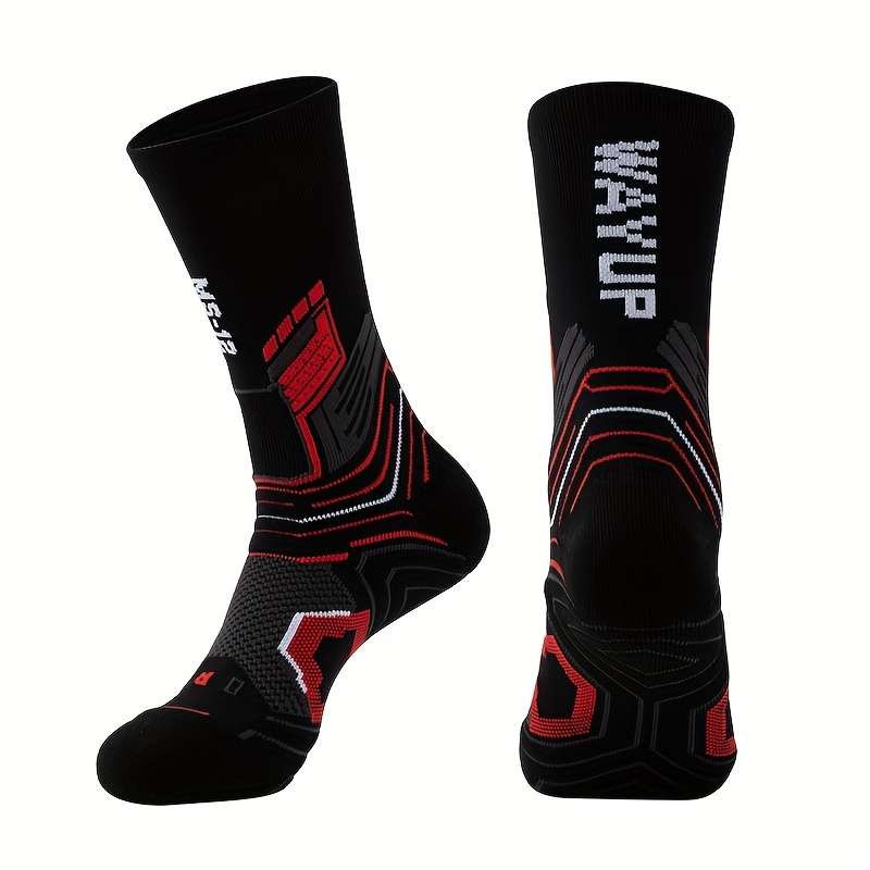 1 Pair Red Size L Socks