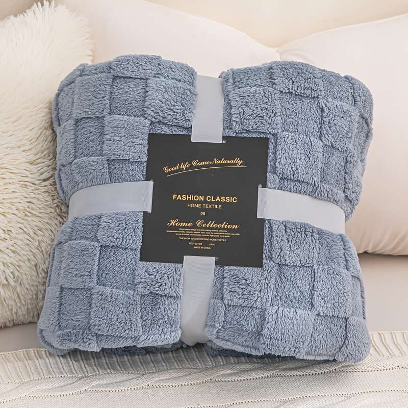 1ps Blanket Color Grey size 100x150cm