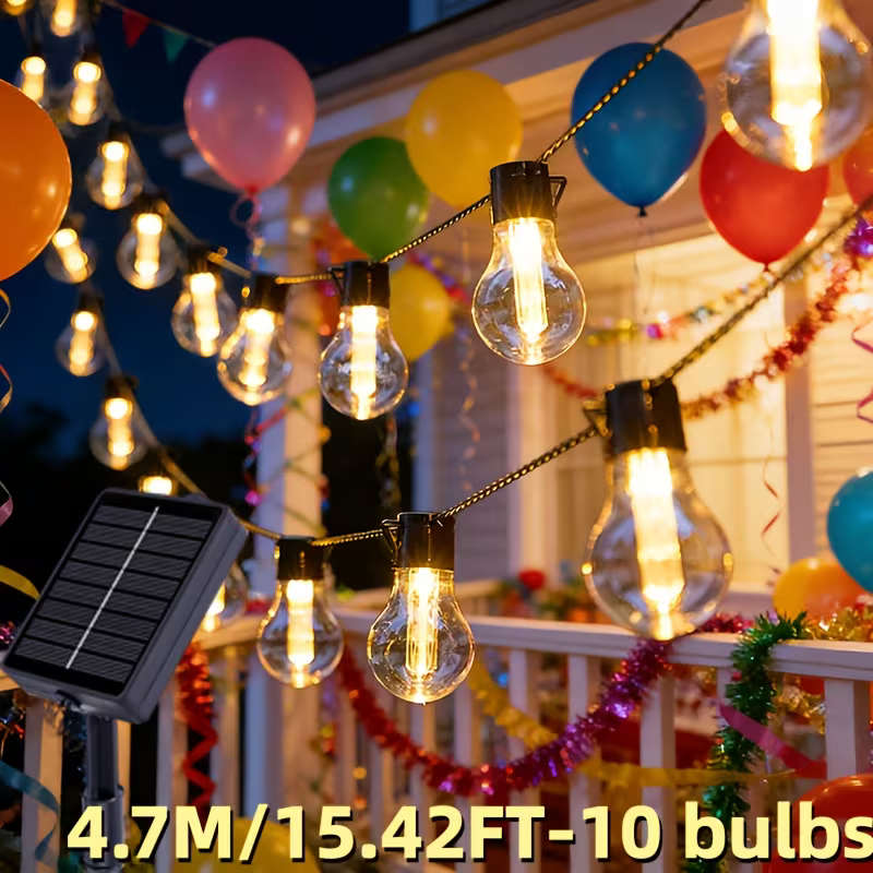 Outdoor Solar Shatterproof Pendant Light