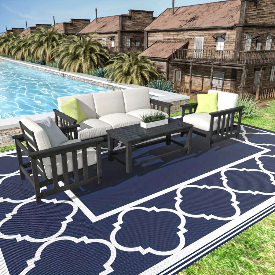 Blue 182.88x274.32cm Floor Mat