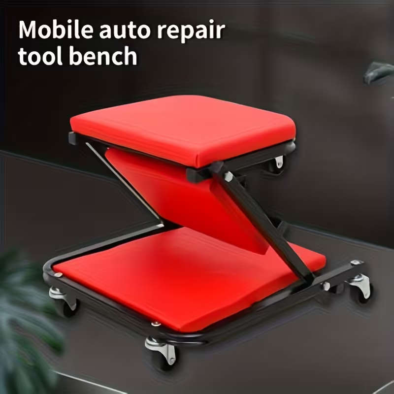 Foldable Garage Repair Roller Chair