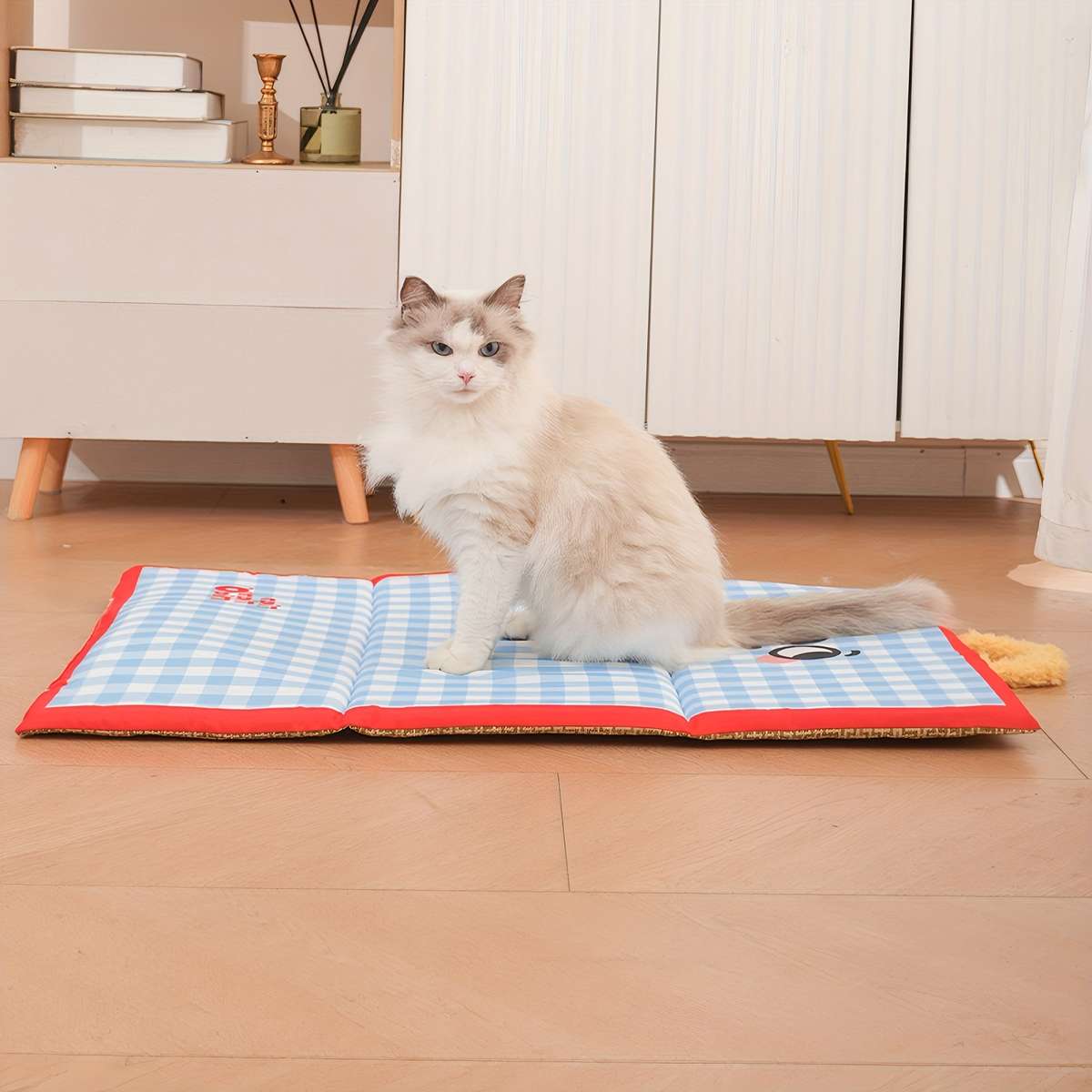 Cartoon Blue Cooling Pad