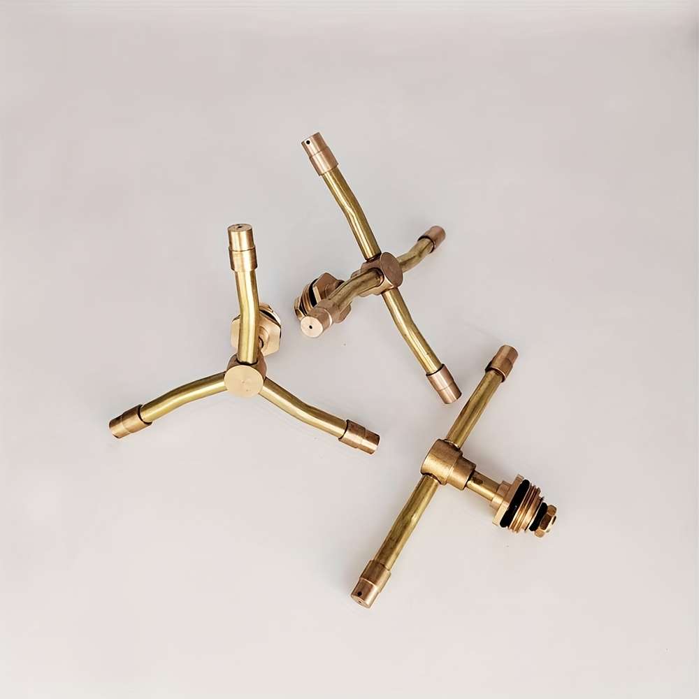 4 Arms Whirling Sprinkler Automatic Rotary Brass Sprayer